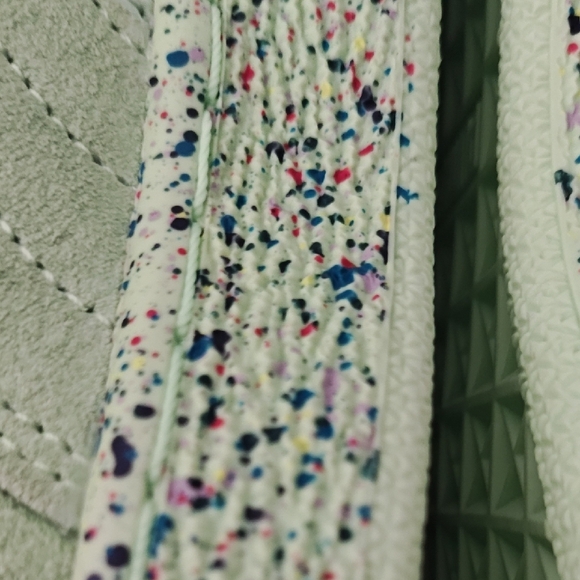 Puma Kids Suede Mono Triplex Neon Lace Up Sneakers Green - Picture 16 of 16